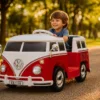 3673-11 Carrinho Elétrico Infantil Classic Kombi - Vermelha - 11
