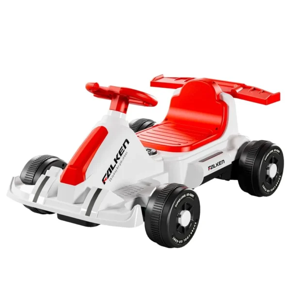 3676-4 Kart Elétrico Brinquedo Carrinho Veiculo Criança Infantil 6V - Branca - 4