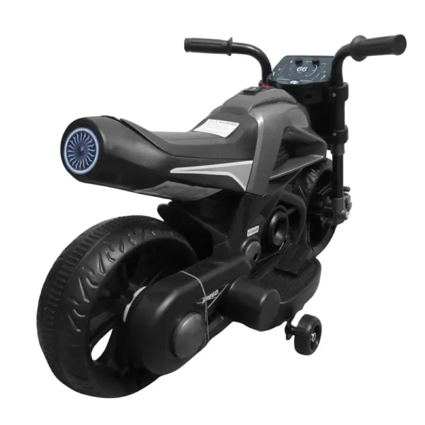 3678-6 Moto Elétrica Infantil Dark Rider - Preta - 6