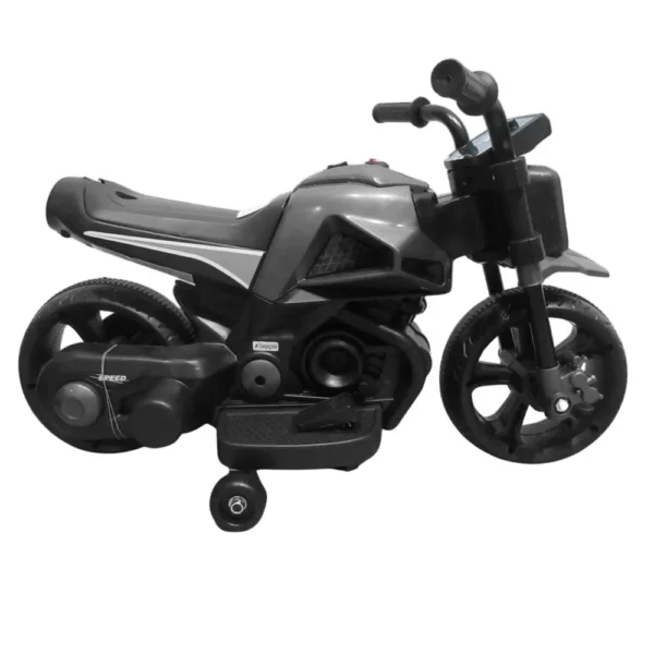 3678-7 Moto Elétrica Infantil Dark Rider - Preta - 7