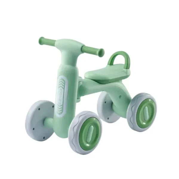 Bike Infantil com Luz e 4 Rodas - Verde - 2