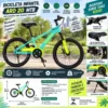 3691-1 Bicicleta Infantil Aro 20 MTB - Verde