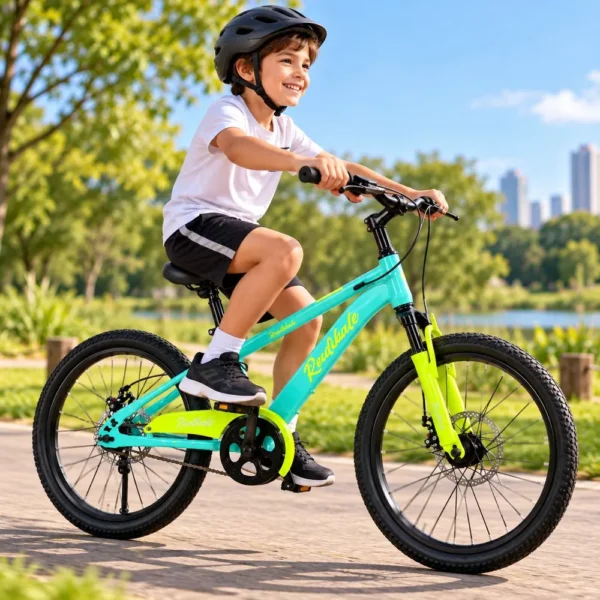 3691-4 Bicicleta Infantil Aro 20 MTB - Verde - 4