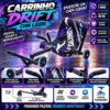 Carrinho Infantil Para Drift com LED - Preta - 4