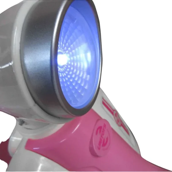 3722-1 Moto Elétrica Infantil com Empurrador - Rosa