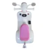 3722-8 Moto Elétrica Infantil com Empurrador - Rosa - 8
