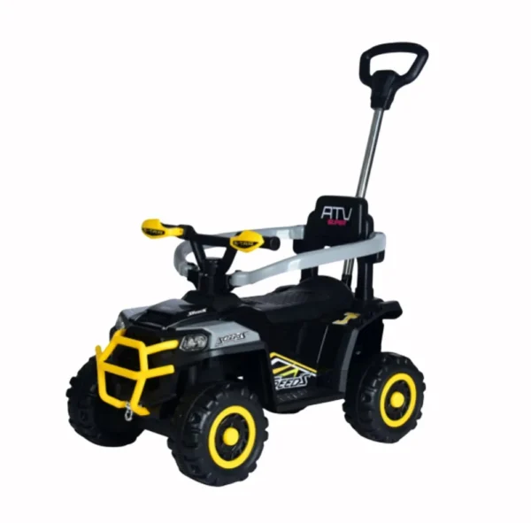 Quadriciclo Elétrico com Empurrador - Cinza - 3