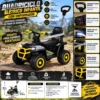 Quadriciclo Elétrico com Empurrador - Cinza - 4