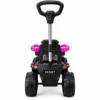 3731-1 Quadriciclo Elétrico com Empurrador Off Road - Rosa