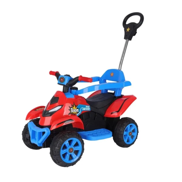 3732-3 Quadriciclo Infantil Elétrico com Empurrador Spider - Vermelho - 3