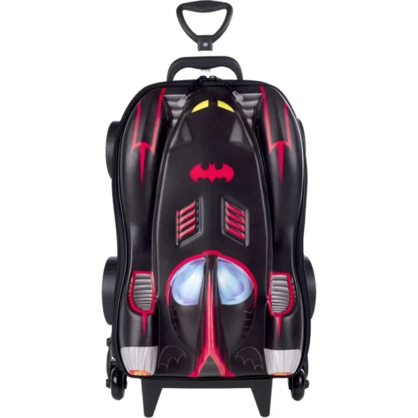 3805PM19-2 Mala Infantil Batman 3D com Rodinhas - Preta - 2