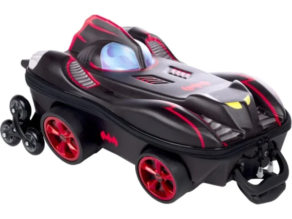 3805PM19-4 Mala Infantil Batman 3D com Rodinhas - Preta - 4
