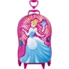 3855HM22-1 Mala Infantil Princesa Cinderela 3D com Rodinhas - Rosa