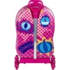 3855HM22-5 Mala Infantil Princesa Cinderela 3D com Rodinhas - Rosa - 5