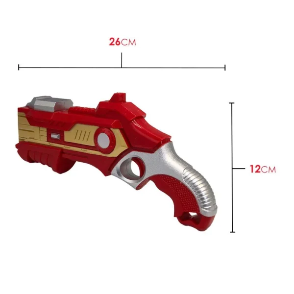 Kit Pistola Lançadora Dardos com Máscara