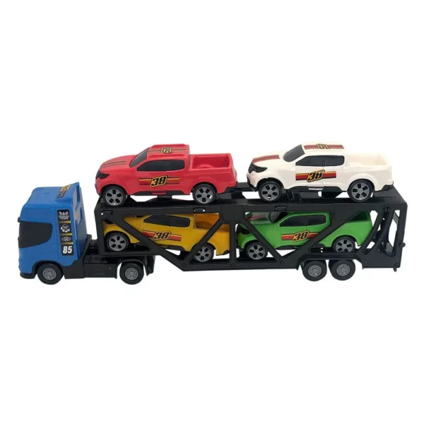 Cegonheira de Brinquedo com 4 Carrinhos - 4