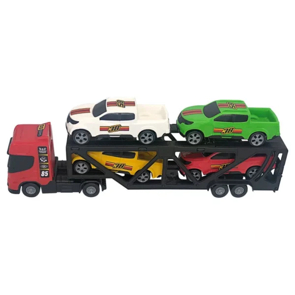 485VM-1 Cegonheira de Brinquedo com 4 Carrinhos