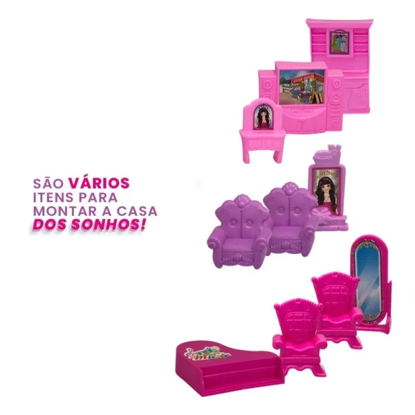 579321-1 Kit de Acessórios para Casa da Nina com 12 Unidades