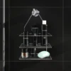 621-1 Porta Produtos Para Banheiro 2 Divisórias