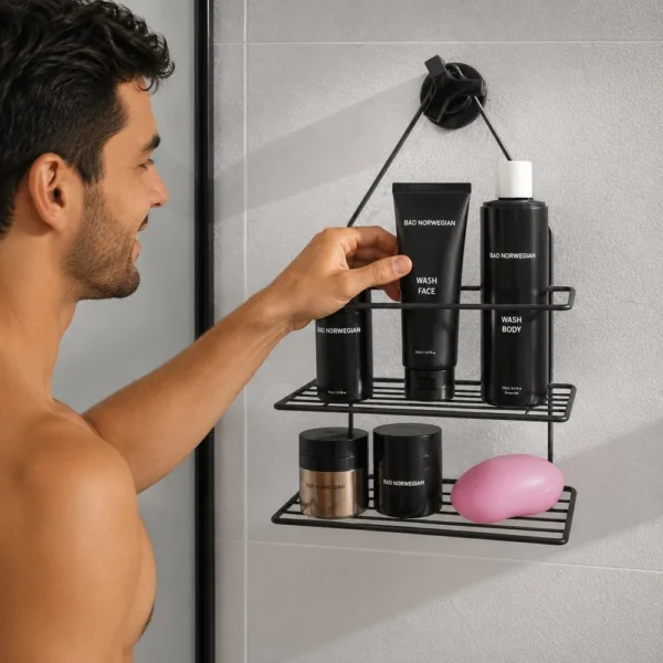 Porta Produtos Para Banheiro 2 Divisórias - 2