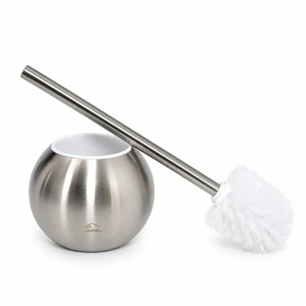 Escova Sanitária de Banheiro com Suporte - Inox - 3