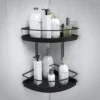 679BL-P-1 Porta Shampoo de Canto 2 Andares com Kit de