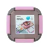 Kit Saladeira com 2 Níveis e Talher 1,1 Litro - Rosa - 2