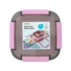 Kit Saladeira com 2 Níveis e Talher 1,1 Litro - Rosa - 4