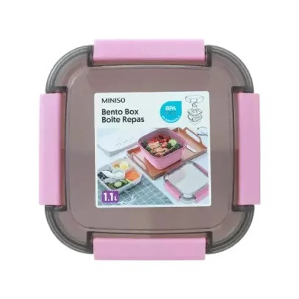 Kit Saladeira com 2 Níveis e Talher 1,1 Litro - Rosa - 4
