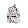 Mochila de Costa Escolar Personagens BT21 - Branca