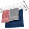 Varal de Teto em Aço 120cm com 10 Varetas - Branco - 5