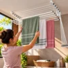 Varal Individual em Aço 150cm com 5 Varetas para Teto ou Parede - 3