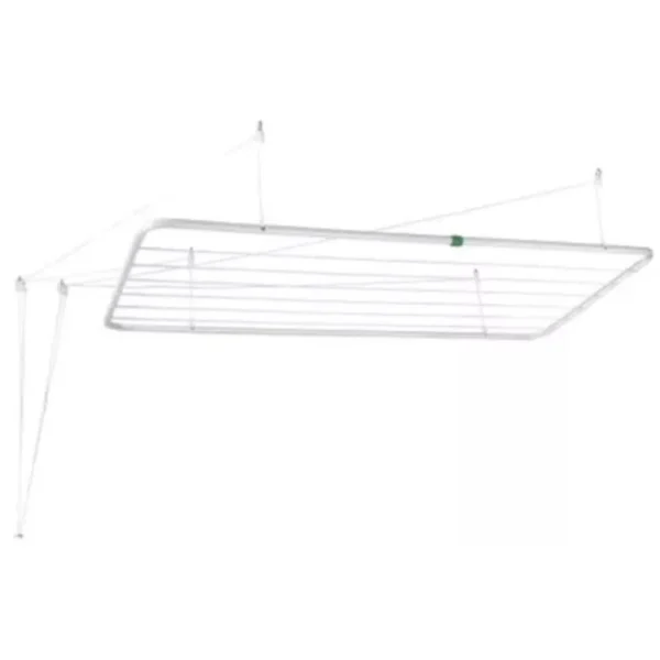 7091-1 Varal de Teto de Aço 90cm Suporte 13kg