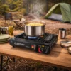 802323-2 Fogareiro Portátil De Mesa Maleta Para Camping e Cozinha - 2