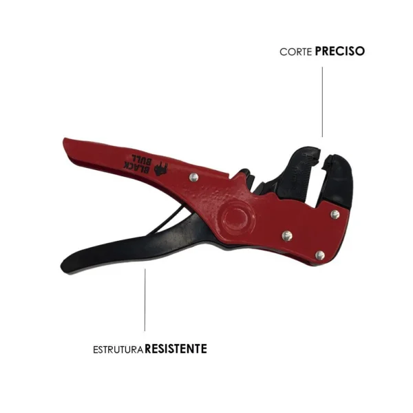 Alicate Decapador Fios Automático Profissional Elétrico Corte Ajuste Cabo 17cm - 2