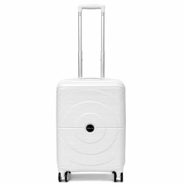 815101-5 Kit 2 Malas de Viagem 20'' e 12'' com Roda Giratório - Branca - 5