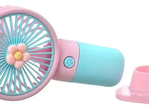 855978-1 Mini Ventilador Portátil USB Recarregável