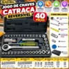 Jogo de 40 Peças Chaves Catraca Reversível Prata - 5