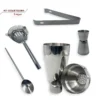 Kit Bar 5pçs Coqueteleira Profissional Aço Inox 550ml Caipirinha - 5