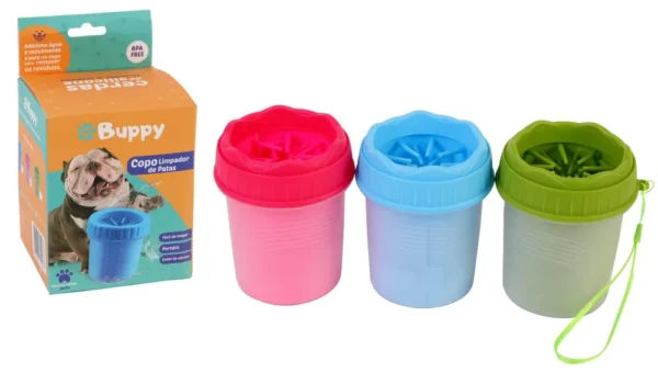 894274-18 Copo Limpador de Patas Para Pets 600ml - Sortida - 18