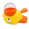 895356-4 Petisqueira Alimentador de Pets Interativa Pato - Amarela - 4