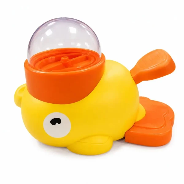 895356-4 Petisqueira Alimentador de Pets Interativa Pato - Amarela - 4
