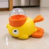 895356-5 Petisqueira Alimentador de Pets Interativa Pato - Amarela - 5