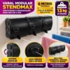 9287-5 Varal Modular Secagem Roupas - Preto - 5