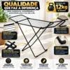 Varal de Chão com Abas - Preta - 3
