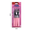966481-4 Conjunto Talheres New Caprese 12 Peças - Rosa - 4