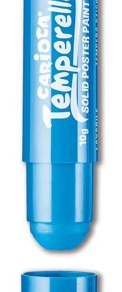 9736-1 Kit 12 Tintas Guache em Bastão Multicoloridas