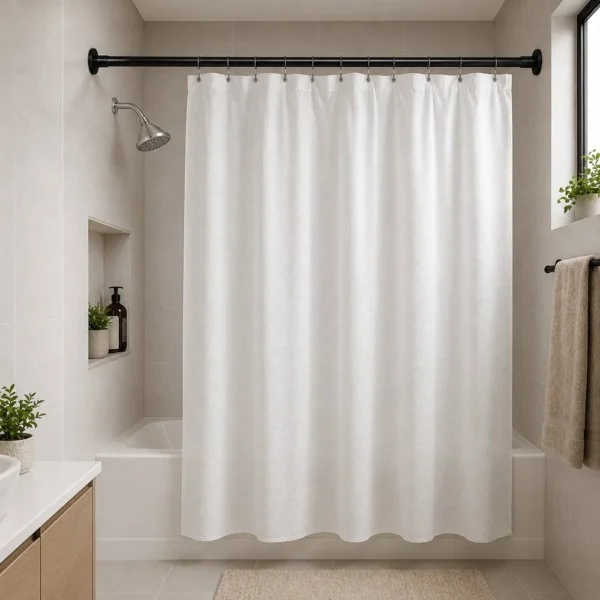Tubo Extensível para Cortina 90cm a 1,40m -Preto - 3