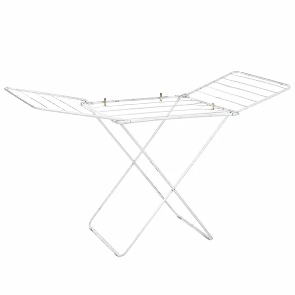 Varal De Chão Com Abas Buenos Aires Aço - Branco 8Kg