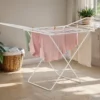 Varal De Chão Com Abas Buenos Aires Aço - Branco 8Kg - 3